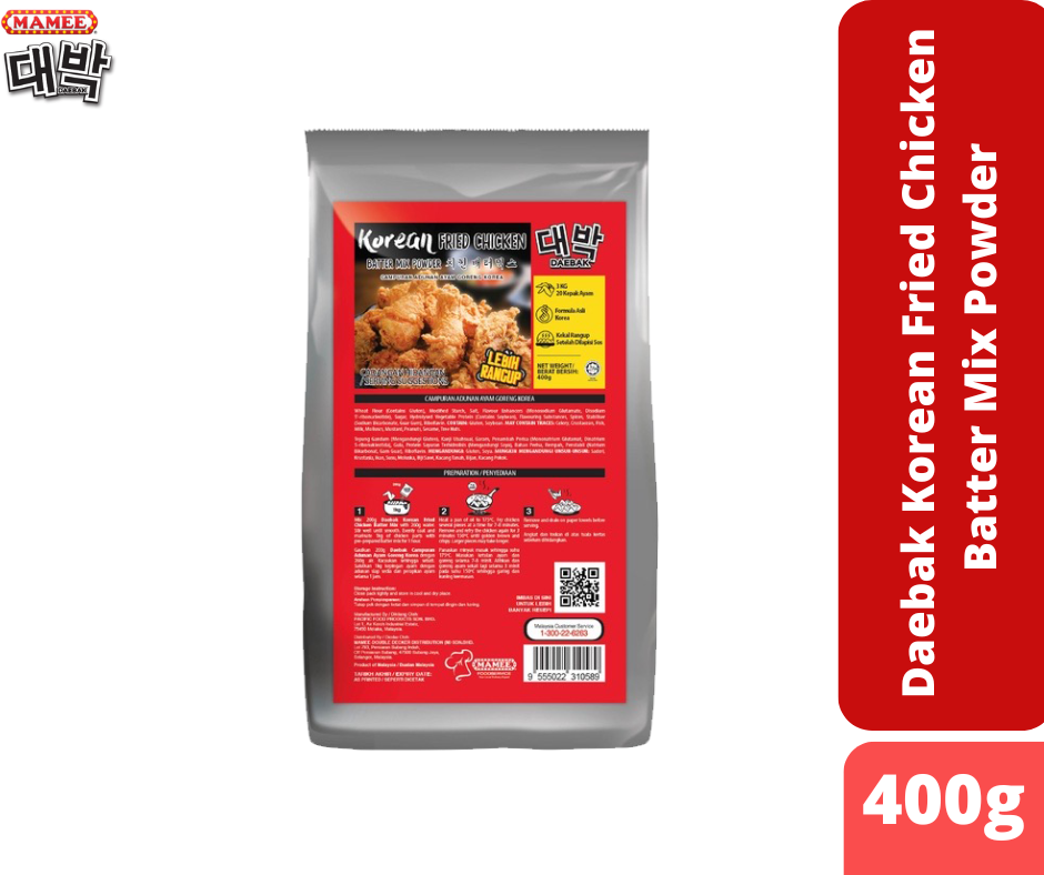 Daebak Korean Fried Chicken Batter Mix Powder 400g [0589]